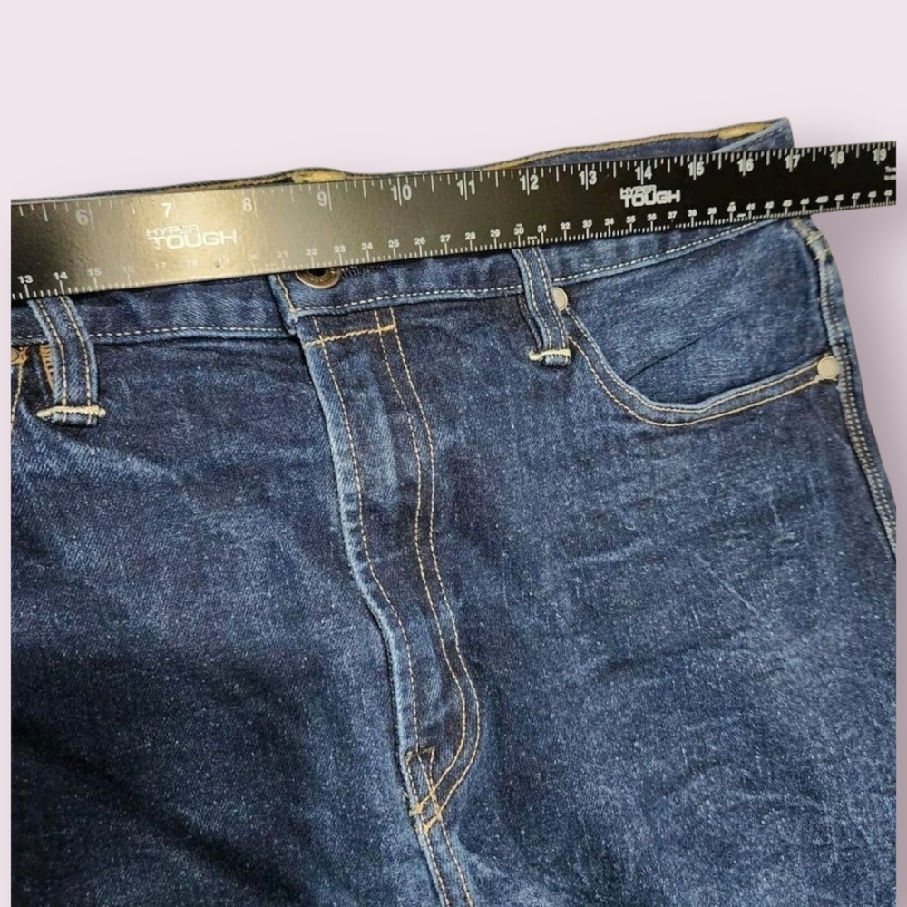 Flint and Tinder Stretch Selvedge Jeans Men 36x29 *READ Slim Fit Japanese Denim - Picture 4 of 11